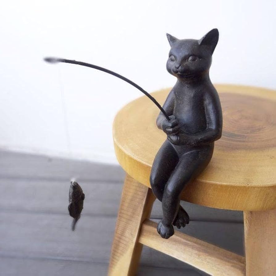 【夏休み特価】猫の置物　ヴィンテージ　イタリア製　希少 夏休み特価】猫の置物 ヴィンテージ イタリア製 希少 夏休み特価